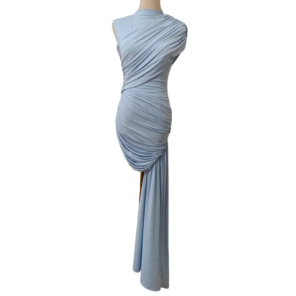 DE LA VALI ravenna mini dress In Blue US 2 - Picture 6 of 9